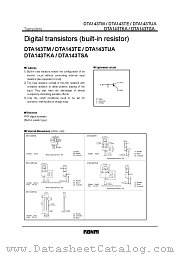 DTA143T  A datasheet pdf ROHM