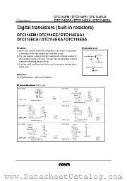 DTC114E  A datasheet pdf ROHM