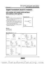 DTC143T  A datasheet pdf ROHM