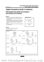 DTC143X  A datasheet pdf ROHM
