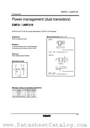 UMF21N datasheet pdf ROHM