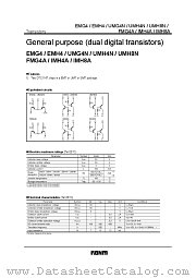 UMG4N datasheet pdf ROHM