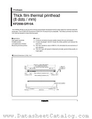 KF2008-GR10A datasheet pdf ROHM