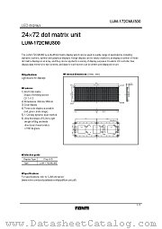 LUM-172CMU300 datasheet pdf ROHM