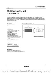 LUM-512HML320 datasheet pdf ROHM