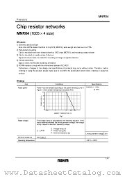 MNR04 datasheet pdf ROHM
