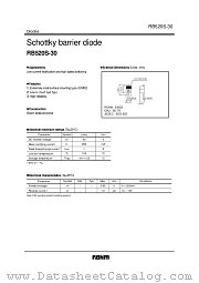 RB520S-30 datasheet pdf ROHM