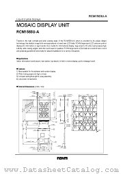 RCM1583U-A datasheet pdf ROHM