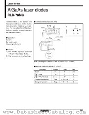RLD-78MC datasheet pdf ROHM