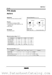 RN731V datasheet pdf ROHM