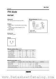 RN739F datasheet pdf ROHM
