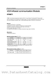 RPM871 datasheet pdf ROHM