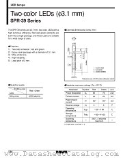 SPR-39MVW datasheet pdf ROHM