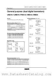 UMB1N datasheet pdf ROHM