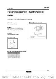 UMF8N datasheet pdf ROHM