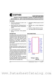 SA9102H datasheet pdf Sames