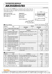 AK25GB80 datasheet pdf SanRex