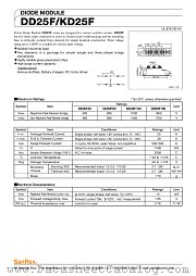 DD25F120 datasheet pdf SanRex
