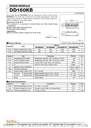 DD160KB80 datasheet pdf SanRex