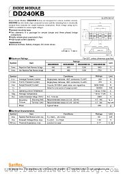 DD240KB80 datasheet pdf SanRex