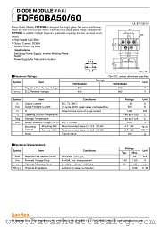 FDF60BA60 datasheet pdf SanRex