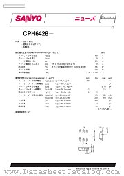 CPH6428 datasheet pdf SANYO