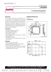 LA3235W datasheet pdf SANYO