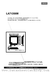 LA71206M datasheet pdf SANYO