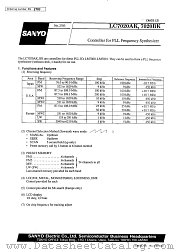 LC7020AK datasheet pdf SANYO