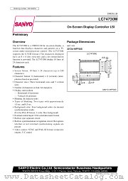 LC74730M datasheet pdf SANYO