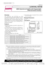 LC7972 datasheet pdf SANYO