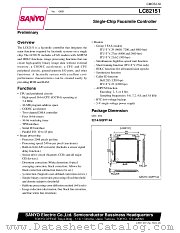 LC82151 datasheet pdf SANYO