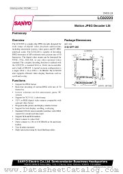 LC82220 datasheet pdf SANYO