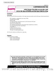 LC875024A datasheet pdf SANYO
