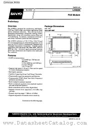 LC8920 datasheet pdf SANYO