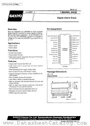 LM8560 datasheet pdf SANYO