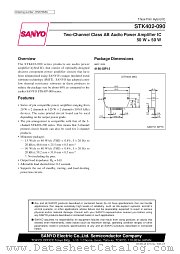 STK402-090 datasheet pdf SANYO