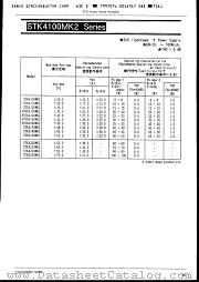 STK4140MK2 datasheet pdf SANYO