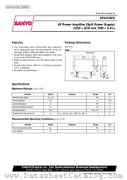 STK4162II datasheet pdf SANYO