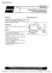 STK792-210 datasheet pdf SANYO