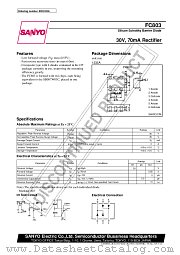 FC803 datasheet pdf SANYO