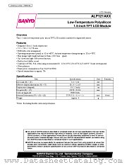 ALP121AXX datasheet pdf SANYO