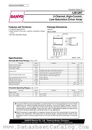 LB1267 datasheet pdf SANYO