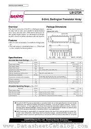 LB1273R datasheet pdf SANYO