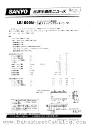 LB1656M datasheet pdf SANYO