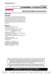 LC4103TAB-02 datasheet pdf SANYO