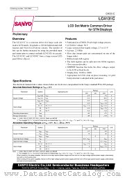 LC4131C datasheet pdf SANYO