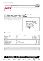 LC4966 datasheet pdf SANYO