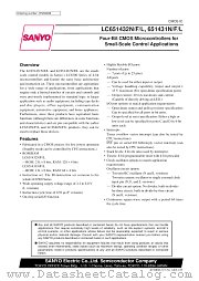 LC651432F datasheet pdf SANYO