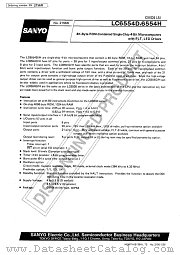 LC6554H datasheet pdf SANYO